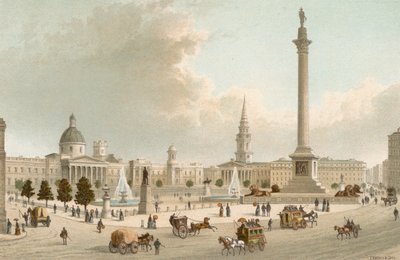 Nasjonalgalleriet - Trafalgar Square av English School