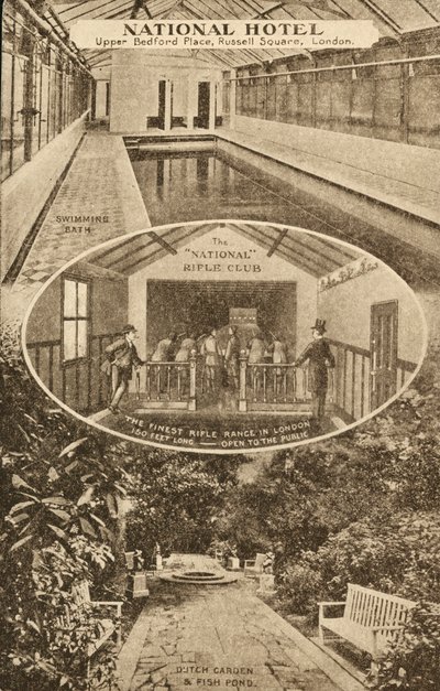 National Hotel, Upper Bedford Place, Russell Square, London av English School