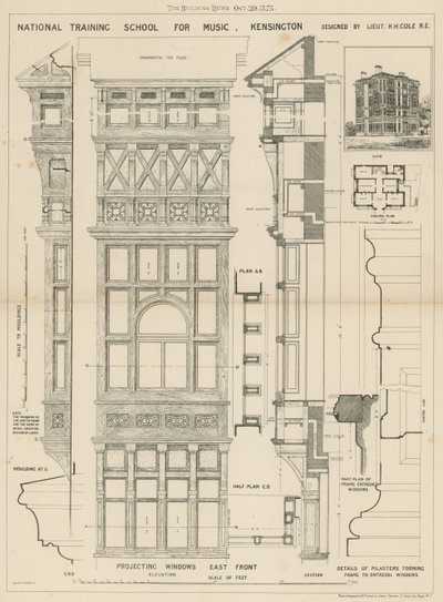 National Training School for Music, Kensington, London av English School