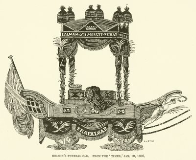 Nelsons begravelsesbil, fra Times av English School