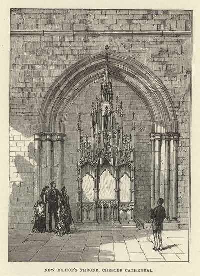 New Bishops Throne, Chester Cathedral av English School