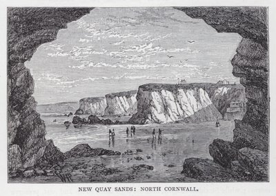 New Quay Sands, North Cornwall (gravering) av English School
