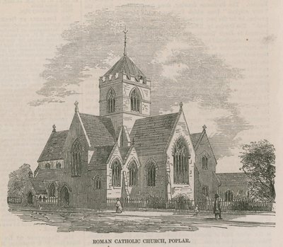 New Roman Catholic Church nær West India Docks av English School