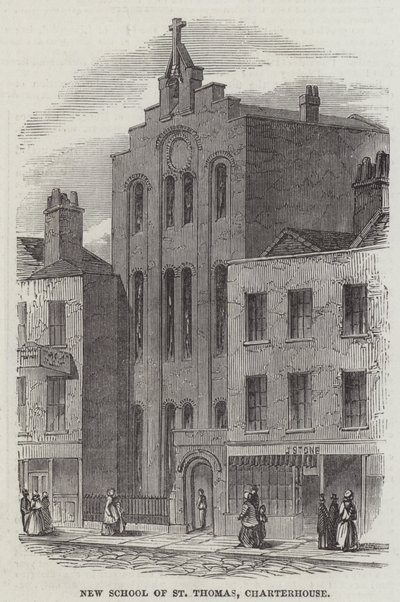 New School of St Thomas, Charterhouse (gravering) av English School