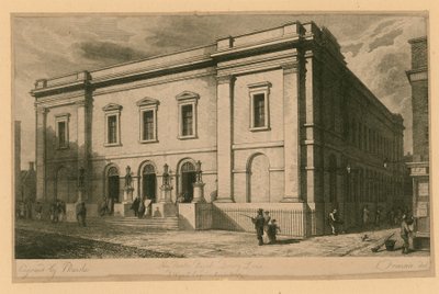 New Theatre Royal, Drury Lane, London; B Wyatt, arkitekt av English School