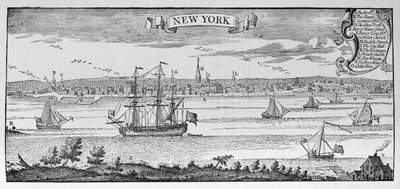 New York i 1732, illustrasjon fra bind V av 