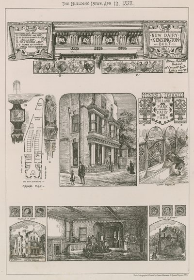 Nytt meieri, Kensington, bygget 1777 av English School