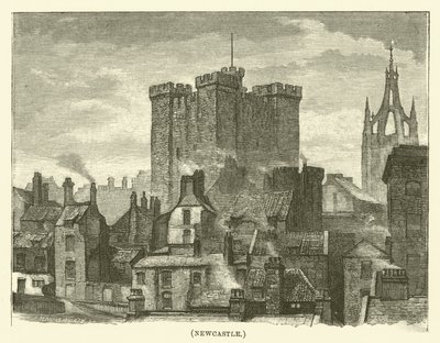 Newcastle (gravering) av English School