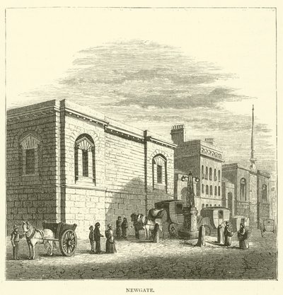 Newgate (gravering) av English School