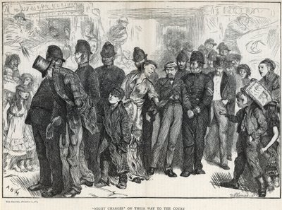 Nattsiktelser på vei til retten av English School