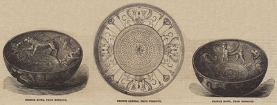 Nimroud Antiquities i British Museum (gravering) av English School