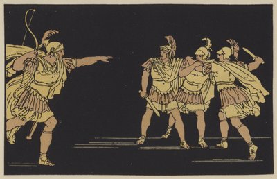 Nisus og Euryalus (fargebilder) av English School