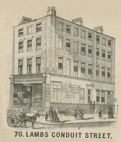 No 70 Lambs Conduit Street av English School