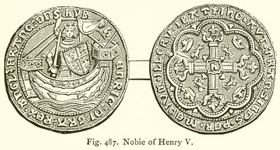 Noble av Henry V av English School