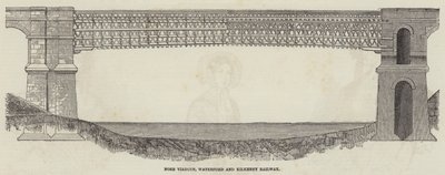 Nore Viaduct, Waterford og Kilkenny Railway (gravering) av English School