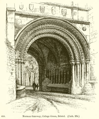 Norman Gateway, College Green, Bristol av English School