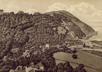 Nord-Devon: Lynton og Lynmouth (lito) av English School