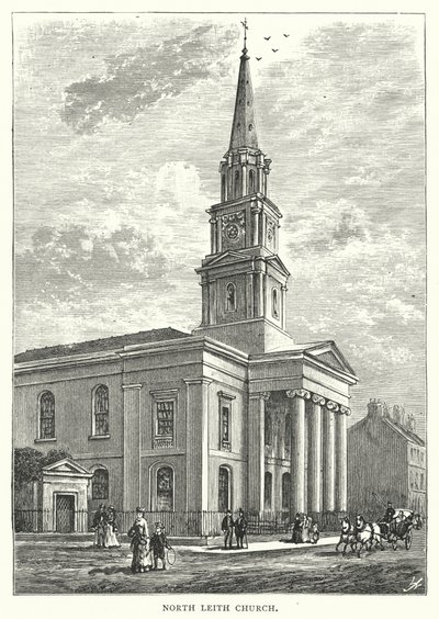 North Leith Church (gravering) av English School