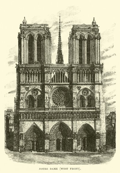 Notre Dame, vestfronten av English School