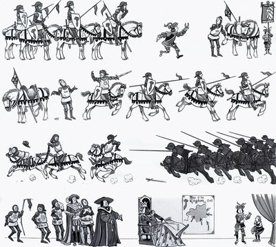 Barnerim illustrasjon av English School