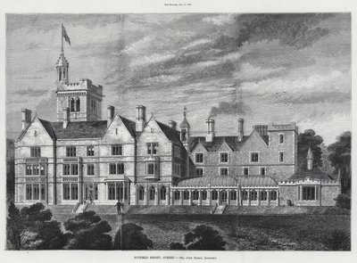 Nutfield Priory, Surrey (gravering) av English School