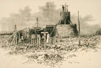 Observatory Station på toppen av Ben Nevis, fra 