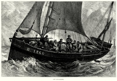 Utenfor Boulogne (gravering) av English School