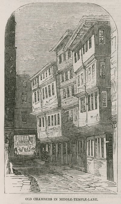Old Chambers i Middle Temple Lane av English School