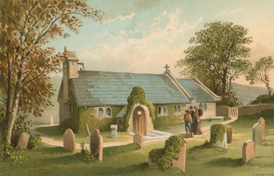 Old Church of St. Lawrence--Isle of Wight (den minste kirken i England) av English School