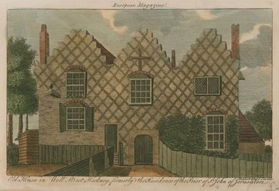 Old House i Well Street, Hackney, tidligere residensen til Prior of St John of Jerusalem av English School