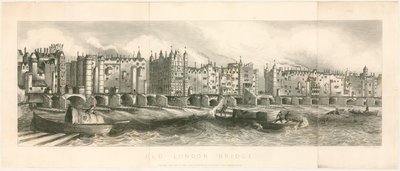 Old London Bridge av English School