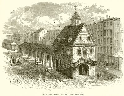 Old Market-House i Philadelphia av English School