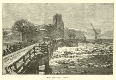 Old Putney Bridge, vinter av English School