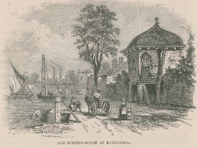 Gammelt sommerhus ved Battersea av English School
