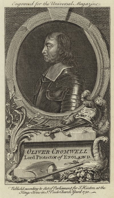 Oliver Cromwell, Lord Protector av England av English School