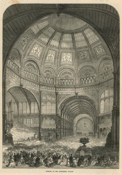 Åpning av Alexandra Palace av English School