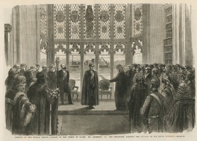 Åpning av Middle Temple Library av English School