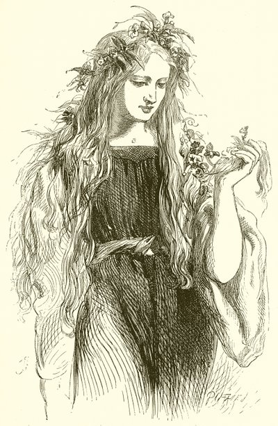 Ophelia av English School