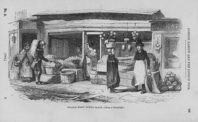 Orange Mart, Duke's Place (gravering) av English School