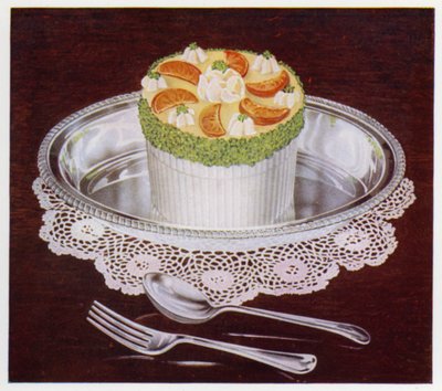 Oransje sufflé (farge litho) av English School