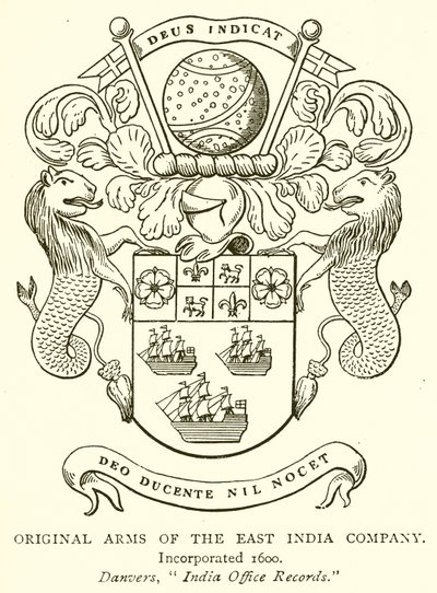 Originale våpen fra East India Company av English School