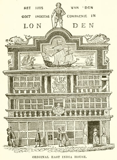 Originalt East India House av English School