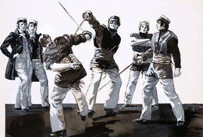 Otto Von Bismarck vant 26 av 27 dueller av English School