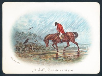 Uten lykke, julekort av English School