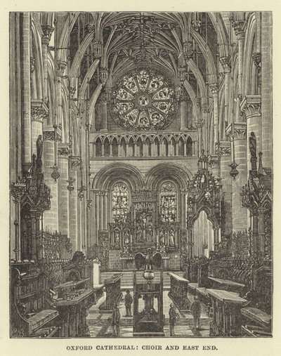 Oxford katedral, kor og østenden av English School