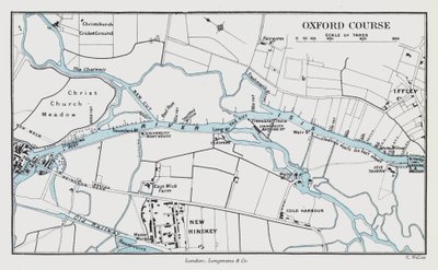 Oxford Course (farget gravering) av English School