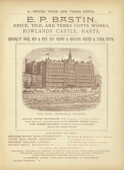 Side fra The Architects, Surveyors and Engineers Compendium 1892 av English School