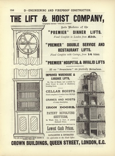 Side fra The Architects, Surveyors and Engineers Compendium 1892 av English School