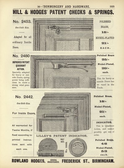 Side fra The Architects, Surveyors and Engineers Compendium 1892 av English School