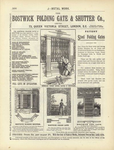 Side fra The Architects, Surveyors and Engineers Compendium 1892 av English School